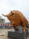 Shanzhai Bull Sculpture