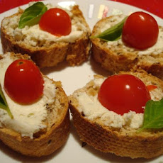 Can-Can Canapés! Boursin Baguette Bruschetta