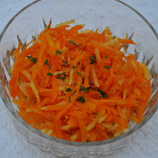 Roasted Carrot and Apple Slaw