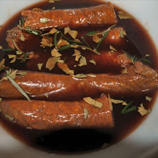 Tapas Style Spanish  Rioja Marinated Chorizo Sausage
