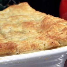 Low Fat Chicken Pot Pie With Puff Pastry!