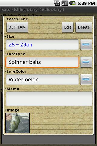 【免費生活App】Bass Fishing Diary-APP點子