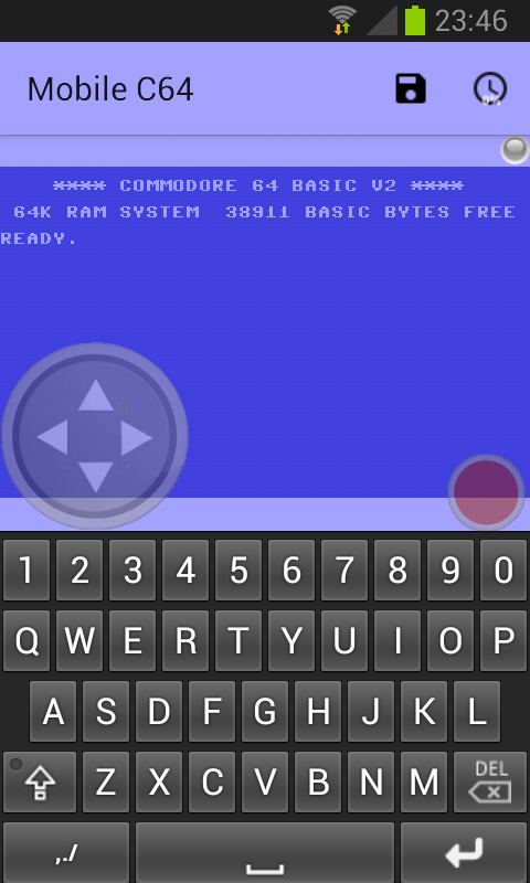 Android application Mobile C64 screenshort