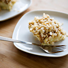French Toast with Candied Rice Krispies