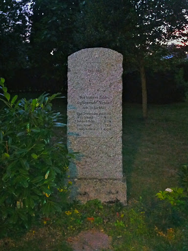 Niendorfer Gedenkstein WW1