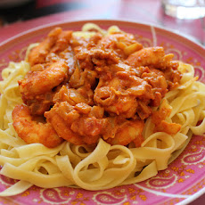 Crevettes With Feta and Tomato Sauce