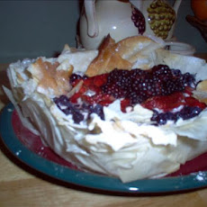 Phyllo Petals With Berries