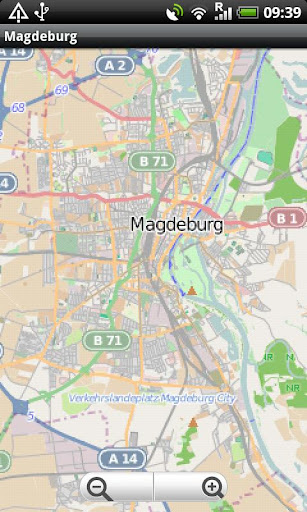 Magdeburg Street Map