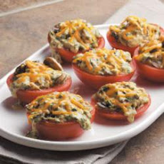Mushroom-Stuffed Tomatoes