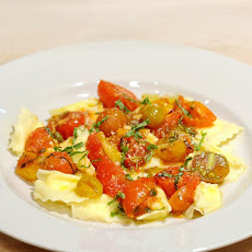 Ricotta Raviolini with Melted Tomatoes
