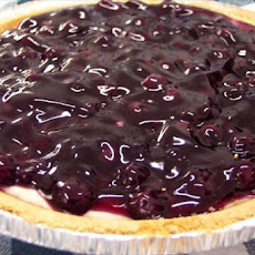 Easy Blueberry Cream Cheesecake
