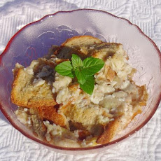 Banana Nutmeg Bread Pudding