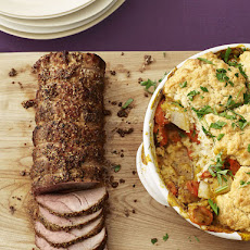 Roast Pork Loin in Horseradish Crust