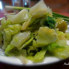 Five Minute Sweet Peppered Cabbage