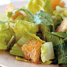 Caesar Salad with Homemade Croutons and Balsamic Dressing