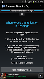 How to install Grammar Tip of the Day 1.1 unlimited apk for pc