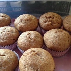 Whole Wheat Honey Banana Muffins