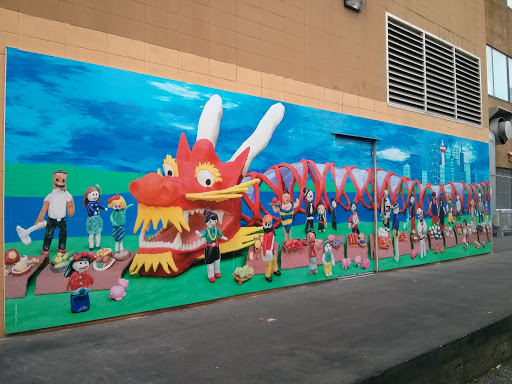 Dragon City Wall Mural