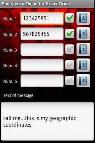 Emergency Call SMS