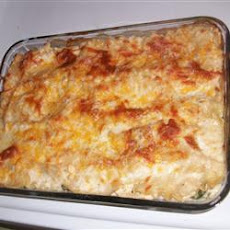 Chicken and Spinach Alfredo Lasagna