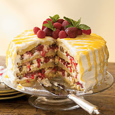 Cheesecake-Stuffed Luscious Lemon Cake