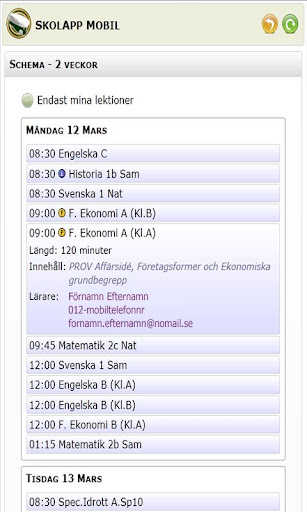 SkolApp Mobil SthlmsIG