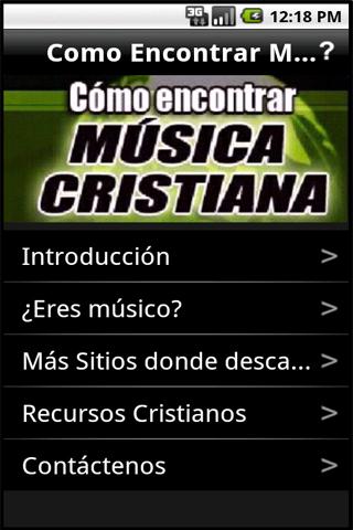 Encontrar Música Cristiana