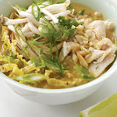 Chicken Satay Noodle Soup