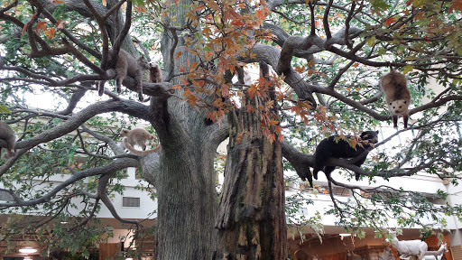 Wildlife in Tree Statue