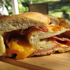 Hot Pastrami Baked Sandwiches