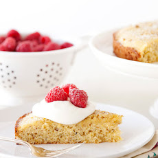 Honey Pistachio Cake with Honey Cream