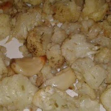 Roasted Cauliflower & 16 Roasted Cloves of Garlic