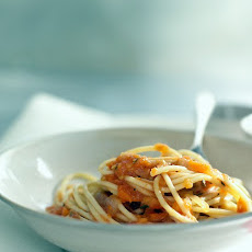 Spaghetti With Roasted Tomato Sauce