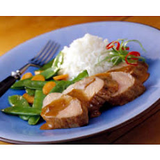 Pork Tenderloin with Hoisin-Raisin Sauce