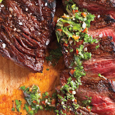Skirt Steak with Chimichurri Sauce