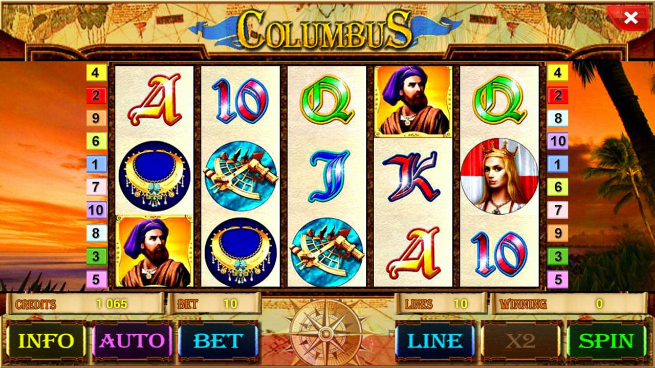 Android application Columbus Deluxe slot screenshort