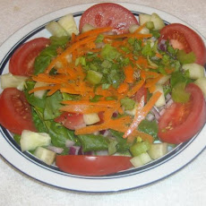 Ireland's Simple Green Salad for 2 With Light Lime Vinaigrette