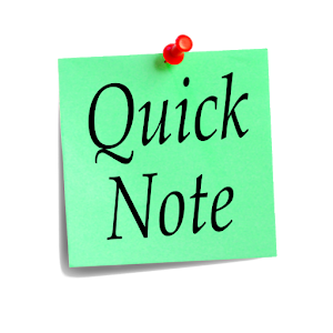 Image result for quick note...