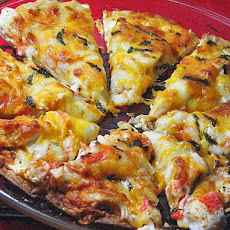 Tortilla Crab Pizza