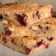 Raspberry and White Chocolate Fudge Brownies