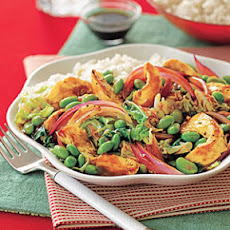Chicken-Edamame Stir-Fry
