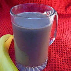 Chocolate Soymilk Banana Peanut Butter Smoothie