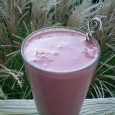 Chocolate, Raspberry and Banana Smoothie