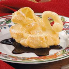 Apricot Swan Cream Puffs