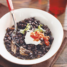 Slow-Cooker Beer-Braised Pork and Black Bean Soup