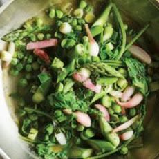 Deborah Madison's Spring Garden Hodgepodge of Radishes, Leeks, and Peas Depending ...