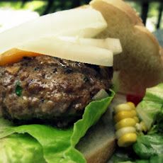 Basil Parmesan Hamburgers
