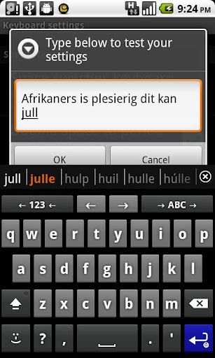 Afrikaans for AnySoftKeyboard