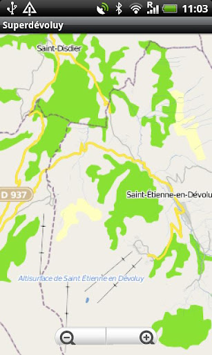 Superdévoluy Street Map