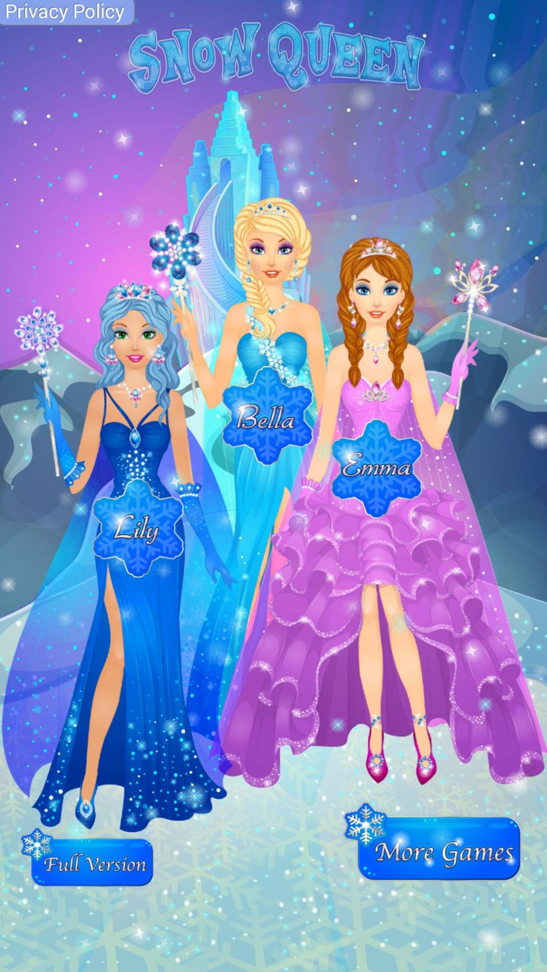 Android application Icy Snow Queen FULL screenshort